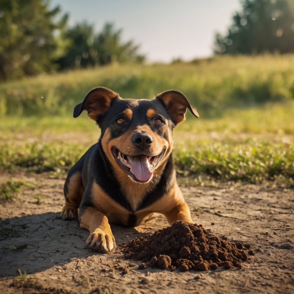 why do dogs eat poop